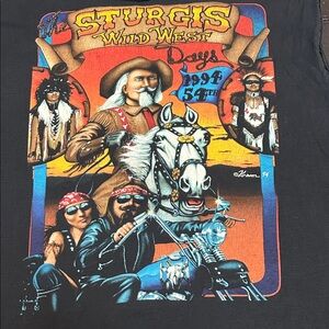 Sturgis Wild West Graphic T-Shirt VINTAGE XL